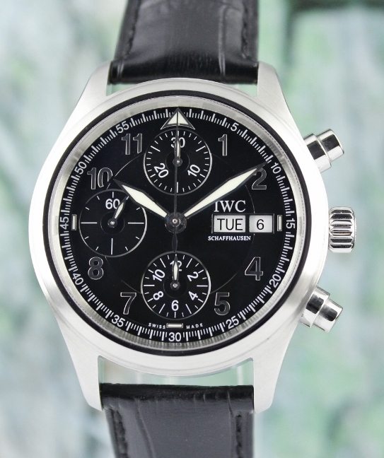 (image for) IWC Stainless Steel Flieger Spitfire Automatic Chronograph Watch / 3717
